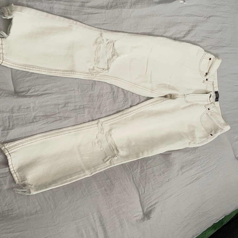 Abercrombie womens high rise mom jeans